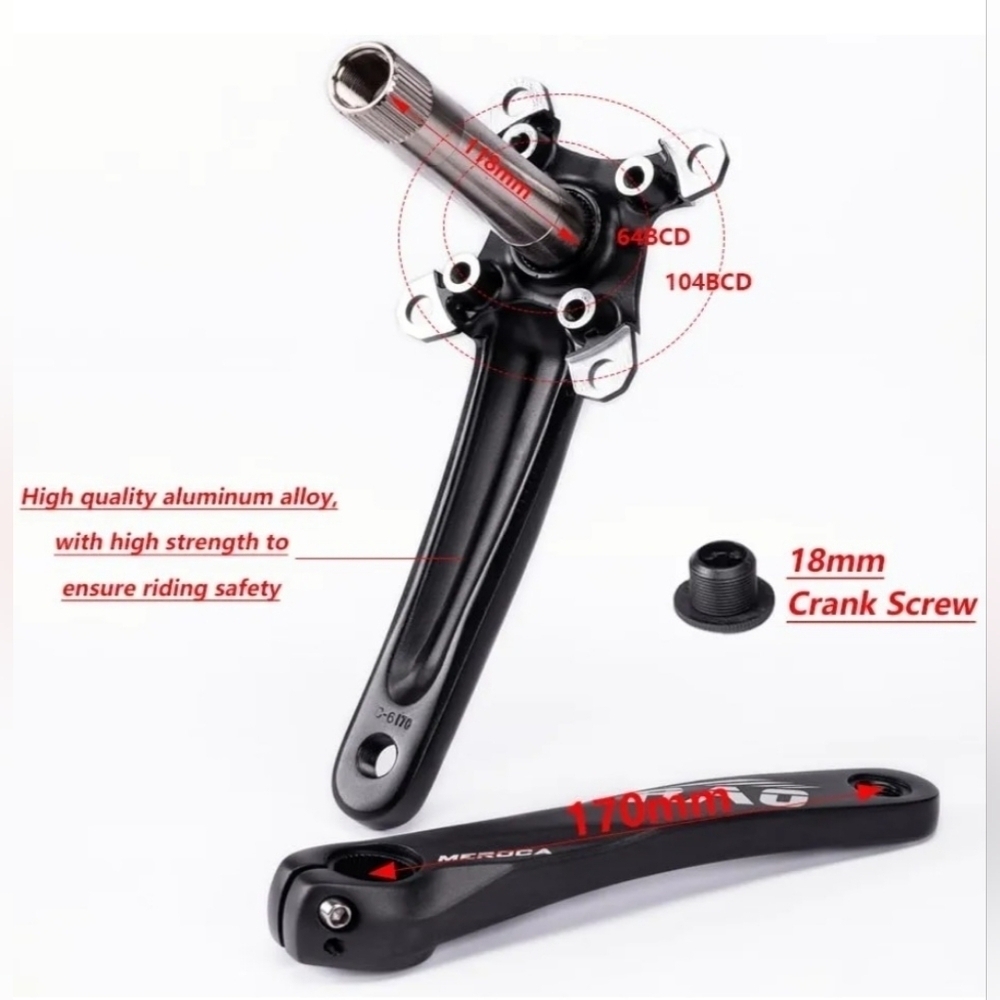 NIB 170mm Mountain Bike Crankset - Picture 4 of 8